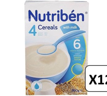 Nutriben 4 Cereals 6 Months ✖ 12