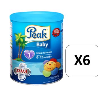 Peak Infant Cereal Tin 400g ✖ 6